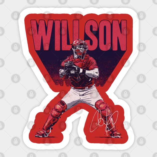Willson Contreras St. Louis Bold Sticker by Jesse Gorrell